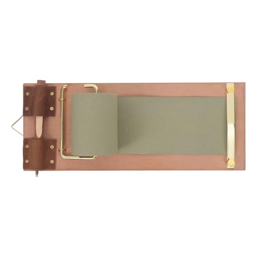 Dévidoir papier mural bois vert thé support mémo bureau vintage lot de 3