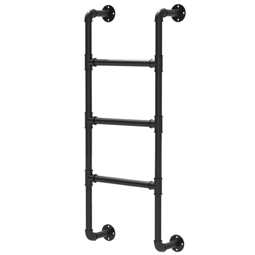 Escalera de litera de hierro para pared en dormitorios y caravanas 2