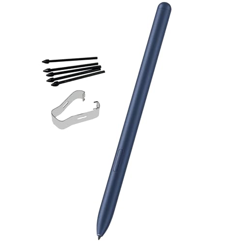 Tab S7 S Pen Compatible with Samsung Galaxy Tab S7 S7+ Plus (EJ-PT870) S8 S8+ S8 Ultra Touch Pen + Tips/Nibs Without Bluetooth, Phantom Navy