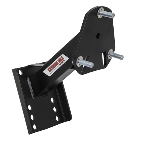 Extreme Max 3001.0081 High Mount Spare Tire Carrier for 5 & 6-Hole Tires Up to 16" - Black by Extreme Max - Image 2