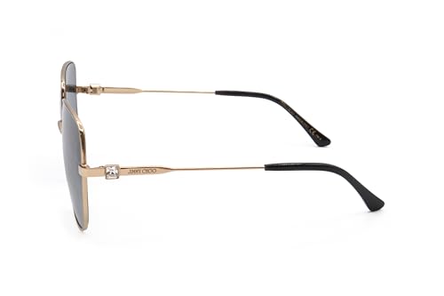 Jimmy Choo KORI/G/SK GOLD BLACK Size 60 Sunglasses Woman4