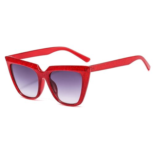 Lunettes de soleil œil de chat à paillettes accessoire été pour terrasses et plages