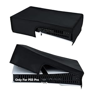 Tolesum Beschermhoes voor PS5 en Pro, spathwaterdichte stofhoes voor PlayStation 5 Pro console