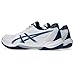 ASICS Men's Gel-Rocket 12 Volleyball Shoes, 11.5, White/MAKO Blue