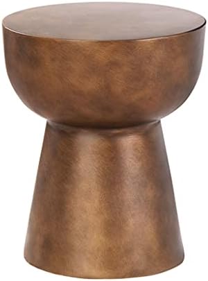 LLLY Coffee Table, Small Stool, Seating Corner, a Few Sides, Sofa Stool, Low Bench, Side Stool with Sofa, Coffee Table Small Stool (Color : Bronze, Size : 43.5 * 36cm)