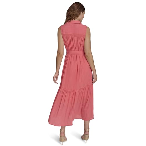 Image of Tommy Hilfiger Women's Sleeveless Midi Shirt Dress