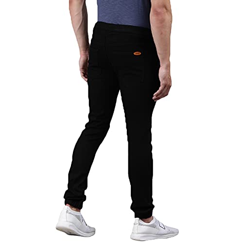 Image of Urbano Fashion Men's Printed Jogger Jeans Slim Fit Stretch