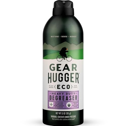 Comparison: Best Degreaser For Oven 8 Gear Hugger Degreaser - Eco-Friendly (11 oz, Pack of 1), Degreaser Cleaner Spray - Oven Cleaner, Grill & Brake Cleaner, Dissolves Grease & Grime - Plant-Based, No Petroleum, Non-Toxic, No PTFE