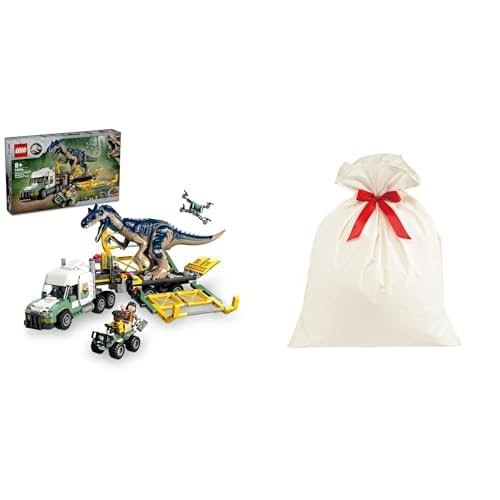 きょうりゅうミッション:アロサウルスを運び出せ! + クリスマス ラッピング袋 セット KL