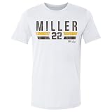 500 LEVEL Mason Miller San Diego Font Shirt (White, X-Large)