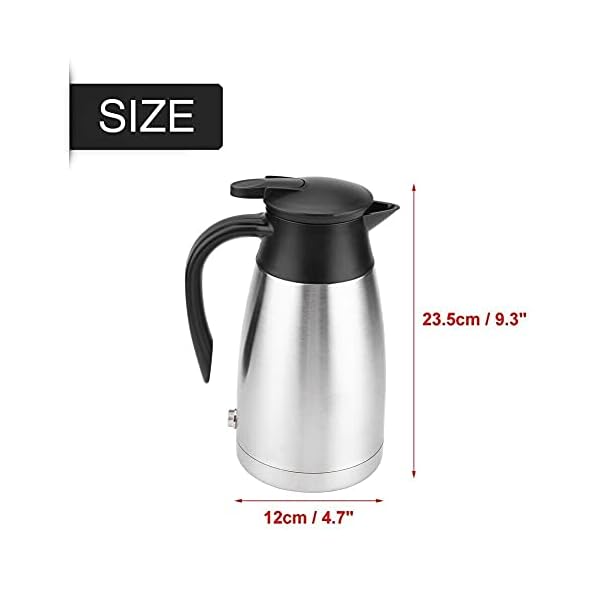 Kosoree Portable Electric Kettle 12V /24V 1L Car Van Lorry Travel Camping Heating Water - Image 8