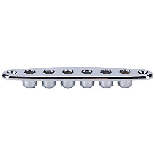Tbest Electric Bass Guitar String Through Plate Mounting Ferrules, Zinc Alloy Guitar Accessories, High-Quality Guitar Parts (Silver) - Image 3
