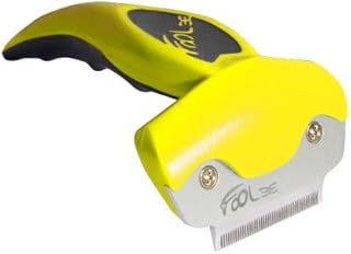 フーリー 犬猫ペット用抜け毛取りブラシ S イエロー アウトレット格安品（パッケージ割れ・汚れ・日焼け・パッケージ無し等） フーリー日本総代理店「ルークラン正規品」 ペット 犬 猫 抜け毛対策 毛玉