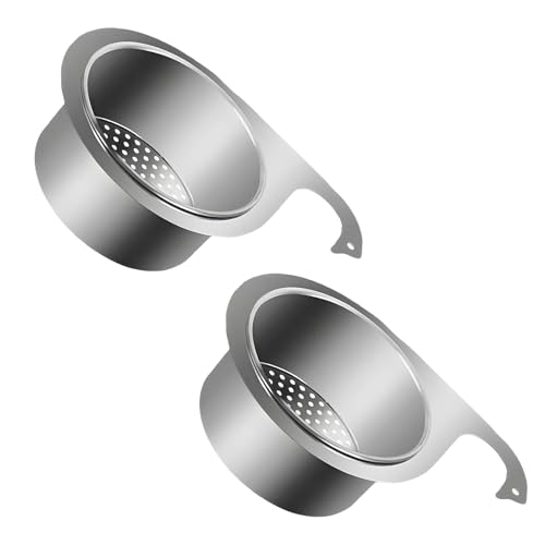 Ayizhiniu 2pcs Cestello per Lavello a Forma di Cigno in Acciaio Inossidabile, Sospeso Cestino Scarico Lavello Cucina, Cestello Filtro per Lavello, Applicabile a Raccolta Rifiuti Cucina