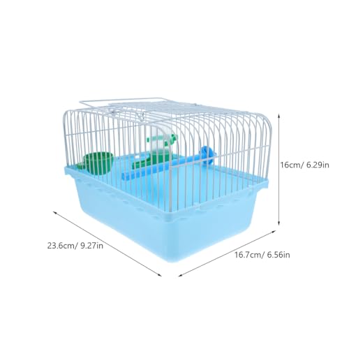 Image of BESPORTBLE Portable Bird Carrier Travel Cage with Perch Food Box and Waterer Spacious Bird Cage for Parrots Lovebirds and Small Birds Easy to Carry for Travel
