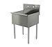 600 Series Stainless Steel Scullery Budget Sink with 1 Compartment