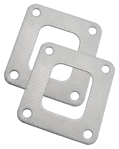 Image of Exhaust Manifold Gasket Fit for MerCruiser Stern Drive 200 230 260 HP 5.0L 5.7L 7.4L 8.2L Models, Fit for GM V-6 & V-8 with Center Rise Outlet Exhaust Manifold