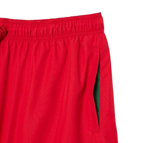Image of Lacoste Men's Mid Length Monochrome Swim Trunks