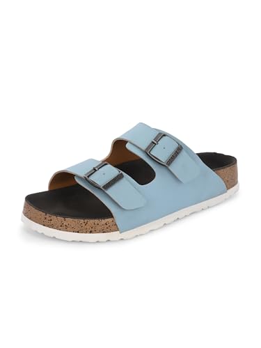 Image of EL PASO Leather Fashion Sandals Casual Platform Heels Wedges Cork Sole Sandal for Women & Girls
