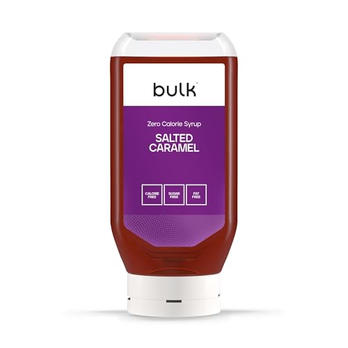 Bulk Zero Calorie Syrup, Sugar Free, Salted Caramel, 400 ml