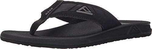 Reef Men's Sandals, Phantoms, Black, 4