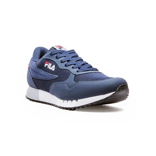 Tenis Fila Euro Jogger Sport Ii Masculino,Marinho/Vermelho/Branco,41