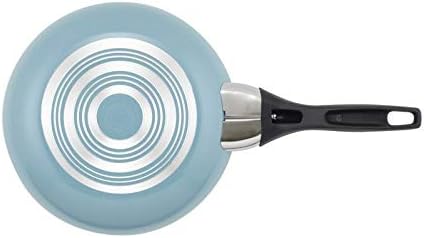Pemberly Row Dishwasher Safe Nonstick 15 Piece Cookware Set in Aqua