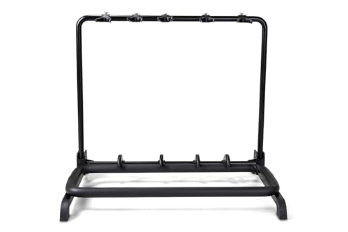 GEWA Support de guitare Multistand noir GS-105B réglable pour 5 instruments