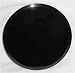 Black Scrying Mirror with Beveled Edge (6" diameter)