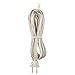 Westinghouse Lighting 70098 8-Feet Lamp Art Cord Set, Silver