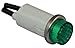 Raised Indicator Light, Green, 120V