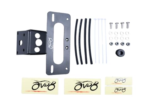Support de plaque AVDB Kawasaki Ninja 125 support plaque Z125 Performance - 2