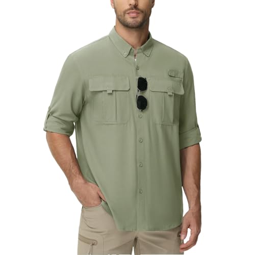Chemise anti-UV homme UPF 50+ respirante et légère pour protection solaire randonnée et trekking