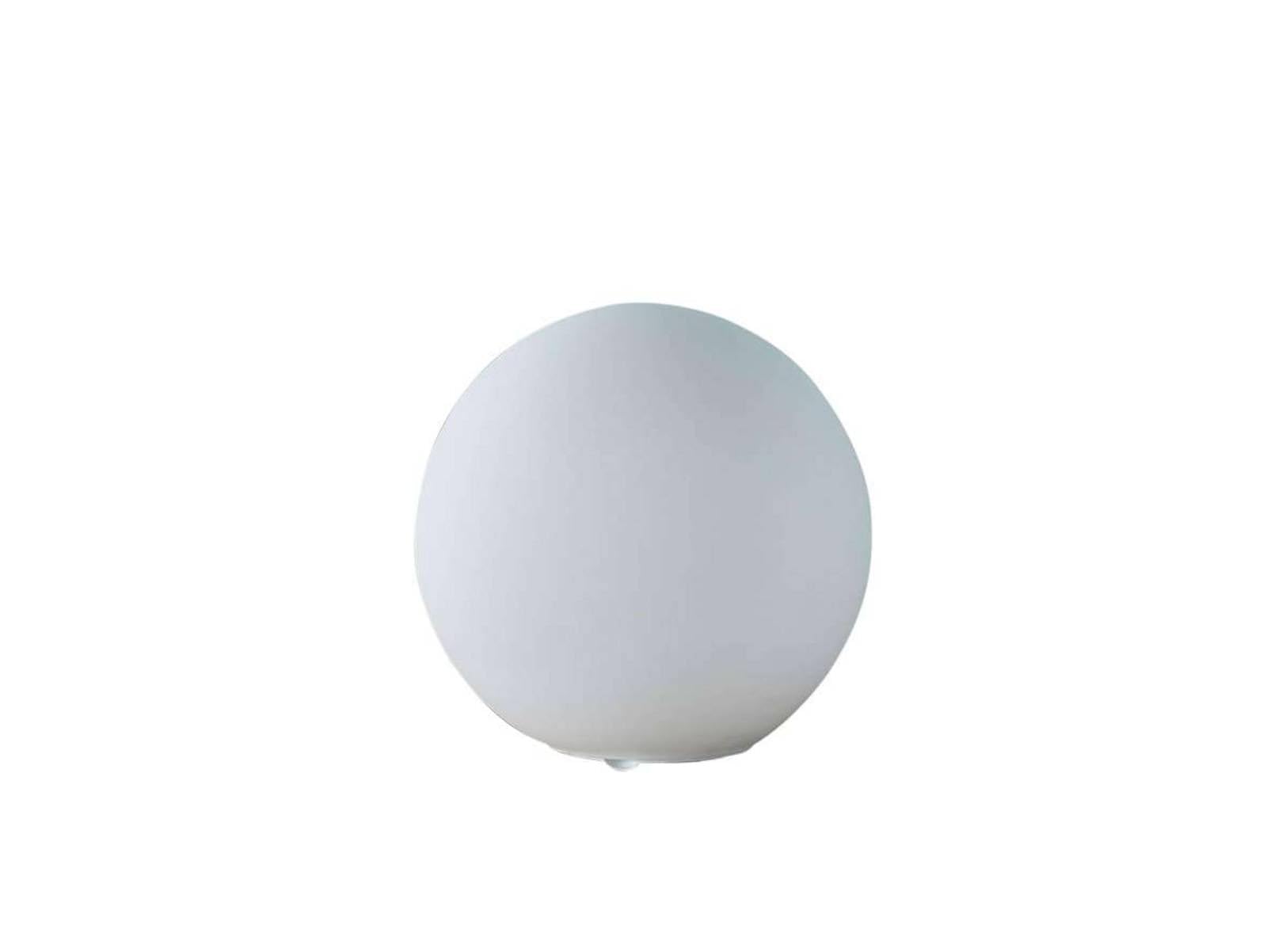 Lindby Table Lamp Marike, White, Glass, Sphere, Ø 25 Cm, E27