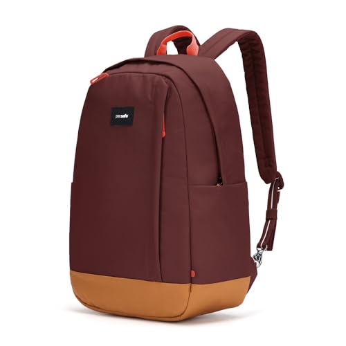 Image of Pacsafe GO 25L Anti Theft Backpack, Garnet Red