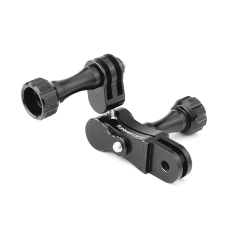 Forevercam Bras d'extension pivotant à 360° en aluminium compatible avec AKASO, GoPro, VEMONT, Wolfang, Insta360, Kitvision, Apexcam, DJI, Yolansin, Drift...