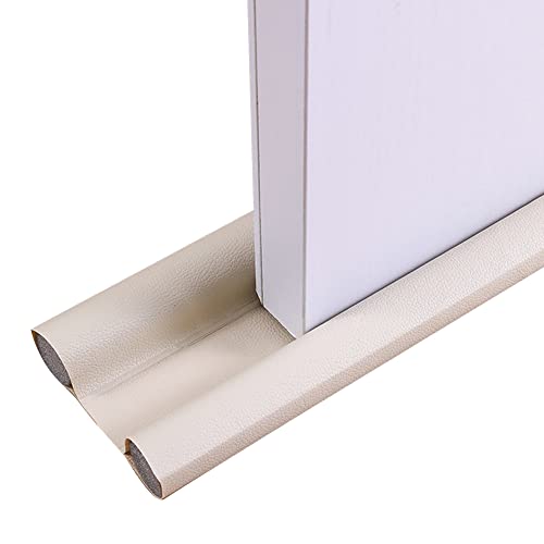 Loozykit Zugluftstopper für türen 96cm Türdichtung Luftzugstopper Schalldicht und winddicht gegen Insekten Noise Blocker Zugluftstopper Türluftstopper Windstopper(Doppelseitige-weiß) Cover