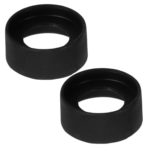 Amosfun 2pcs Eyepiece Protective Covers Reusable Rubber Eyecups for Microscopes Telescopes Eye Guard Caps Easy to Install Eyepiece Magnifiers for Lab Outdoor Use