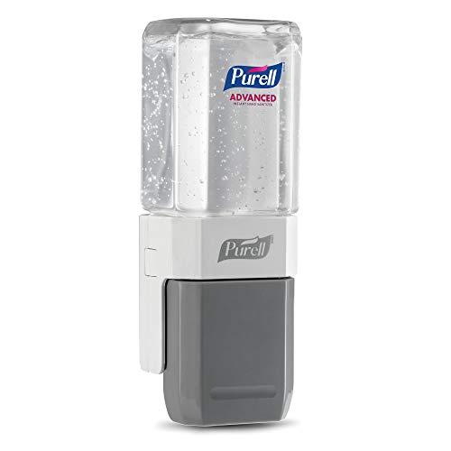 PURELL Advanced Hand Sanitizer ES System Starter Kit, 1-450 mL Gel Sanitizer Refill + 1- PURELL ES Compact Push-Style Dispenser - 1450-D8