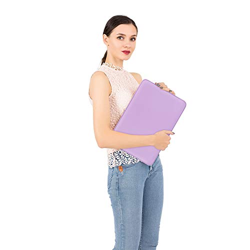 Image of MOSISO Laptop Case 13 inch, 13 inch Laptop Sleeve Bag Compatible with MacBook Air 13 M4 M3 M2 M1 2025-2018 / Pro 13 M2 M1 2025-2016, Neoprene Computer Sleeve Bag with Small Case, Purple