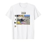 Yes, I'm A Simp Sniper I Monkey Tie Dye Design Funny Quote T-Shirt
