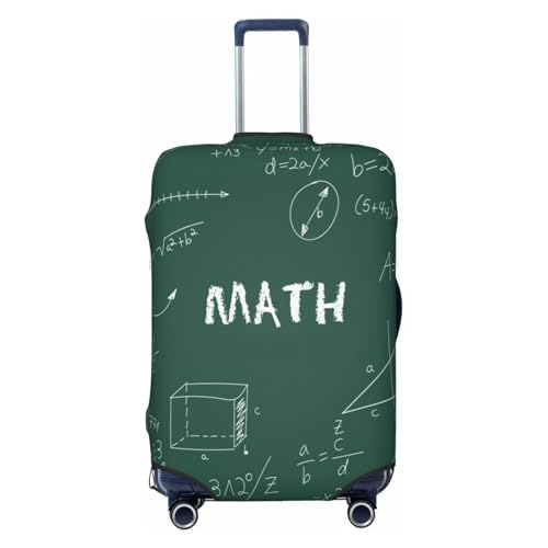 Maths Chalkboard Teach Luggage Cover for Suitcase, Suitcase Cover Protector Fit 29-32 Inch Luggage Travel Accessories, XL