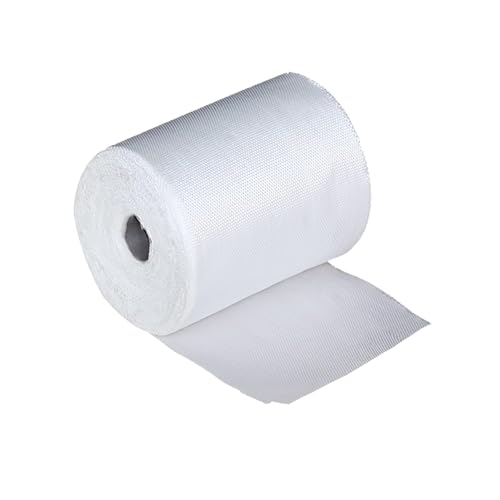 Aghoer Cinta de Tela de Fibra de Vidrio, 10 cm x 30 m, Autoadhesiva, Estera de Fibra de Vidrio, Tela de Refuerzo