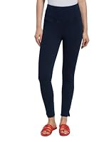 Lyssé Women's Denim Skinny Ankle Length Legging, Indigo, Large
