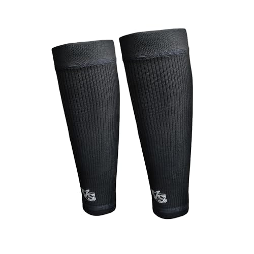 Vital Salveo Calf Compression Sleeves Seamless & Breathable Leg Support for Sports Daily Use & Travel Lightweight Performance Fit for Men & Women (1Pair)/M