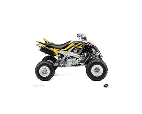 Kit déco Yamaha 700 Raptor jaune pour masquer rayures plastique quad 2013-2023