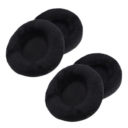 90mm Headphone Ear Pads, Velvet Memory Foam Universal Replacement Ear Cushions for V700 V700DJ V500 V500DJ Z700DJ, Comfortable, Easy Installation for HESH2, for SYNCHROS E50BT