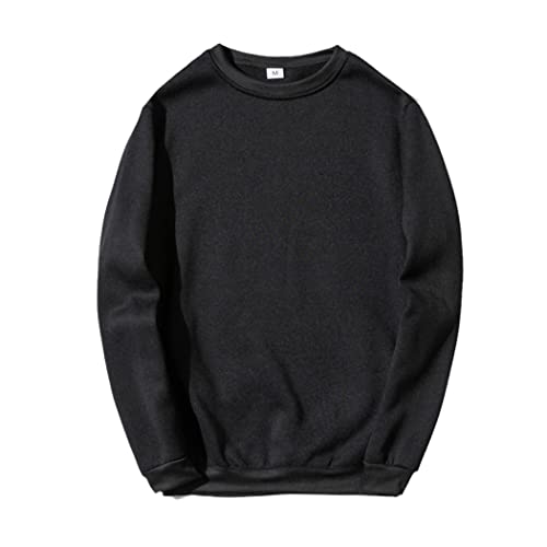 Sweat à capuche en polaire noir homme vêtement hiver chaud S