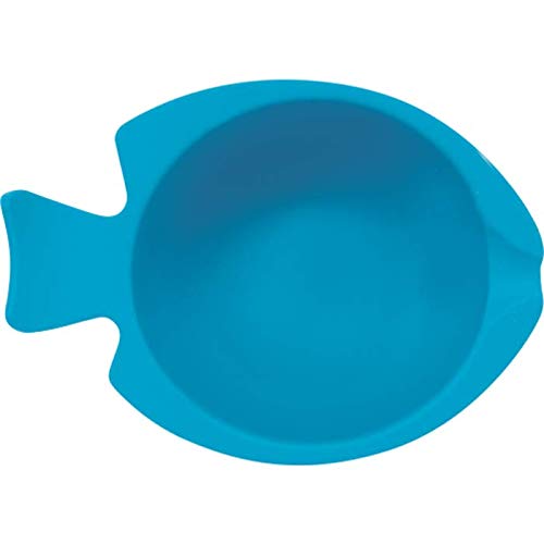 Bowl De Silicone Com Ventosa - Azul, Buba, Azul
