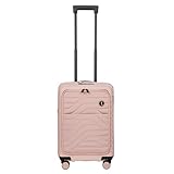 Bric's B|Y Ulisse Spinner Suitcase - 21 Inch Carry-On Luggage - Hard Exterior and TSA-Approved Lock - Rosa Perla